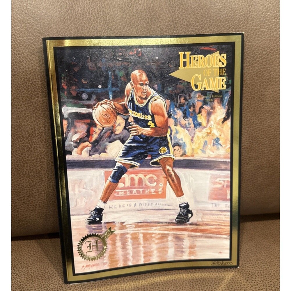 Chris Webber Warriors Autographed 1994 Heroes Of The Game 91/130 w/COA 041823MGL
